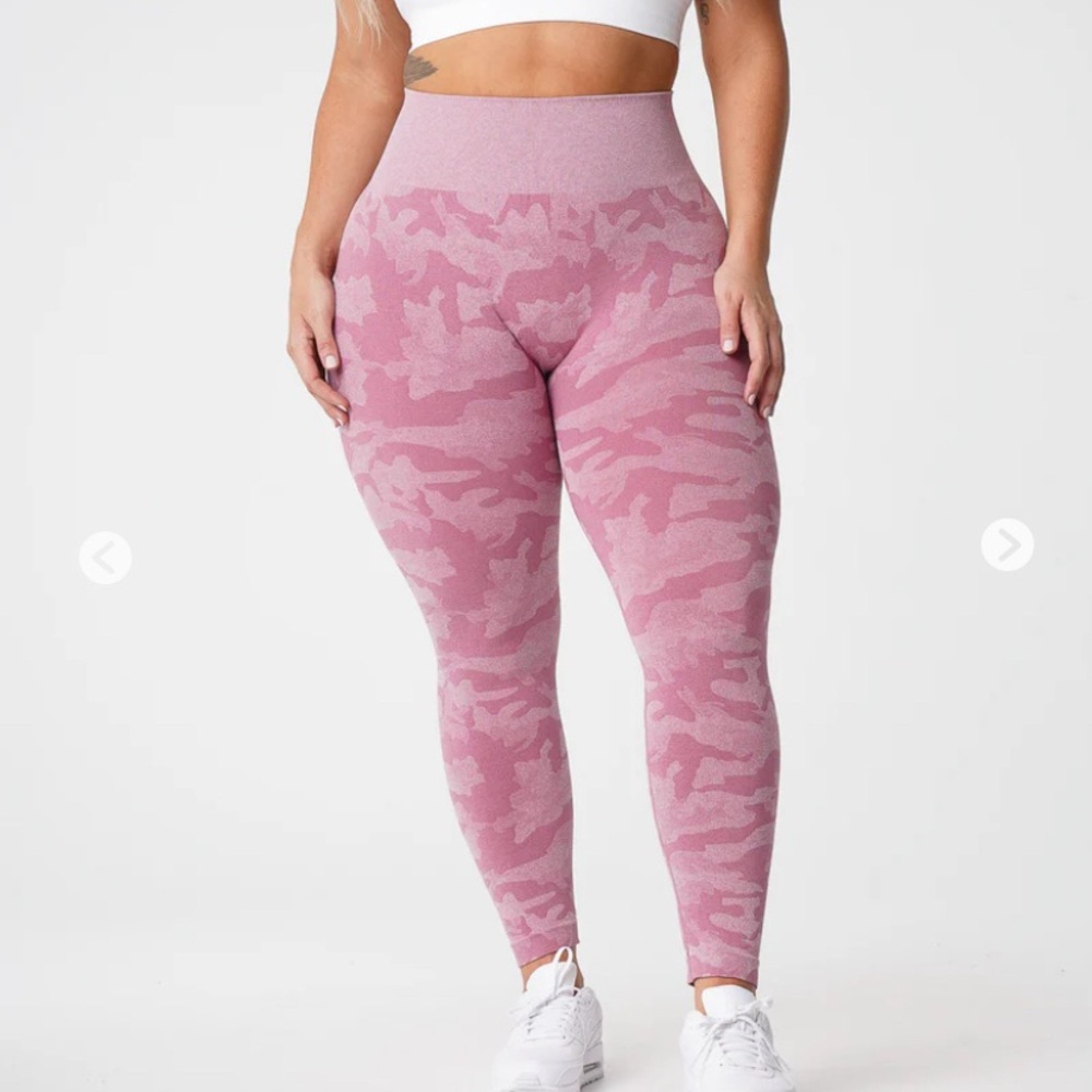 NVGTN Pink Camo Seamless Leggings